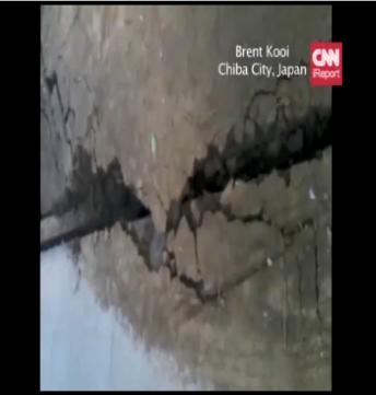 Japan - Chiba City Liquification - Earthquake 2011