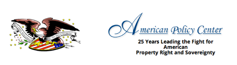 American Policy Center banner revised